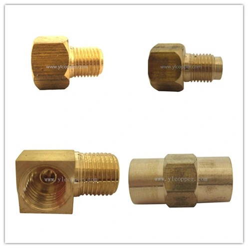 SAE Standard OEM Brass Brake Adapter Brass Tube Connector Brass Tube Fittings Brass Auto Brake Line Adapter Fitting